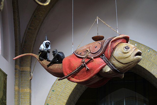 Létající objekt, Jheronimus Bosch Art Center, polychromie